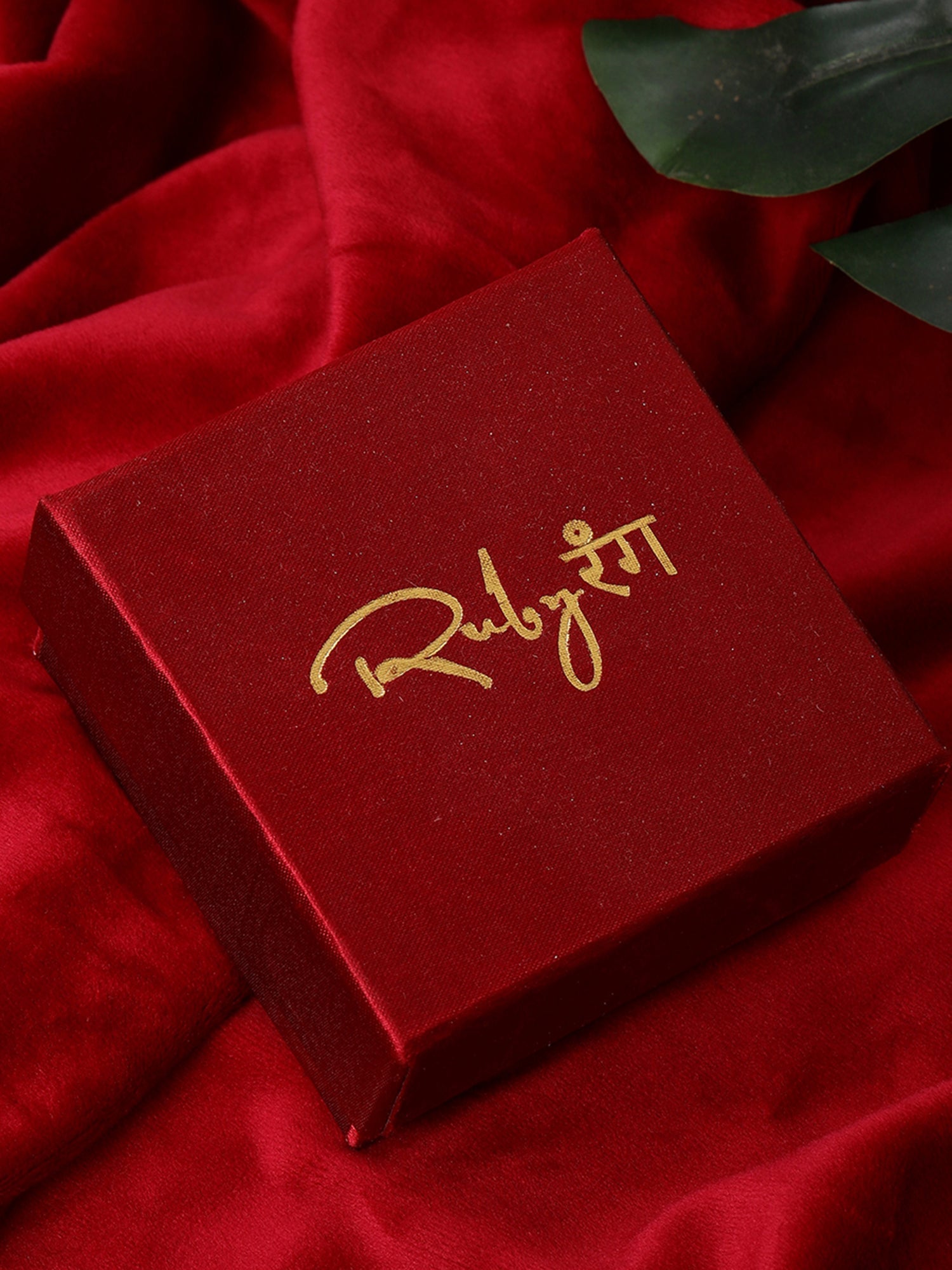 Chand Kundan Earrings with Teardrops - Ruby Raang Ruby Raang Studio