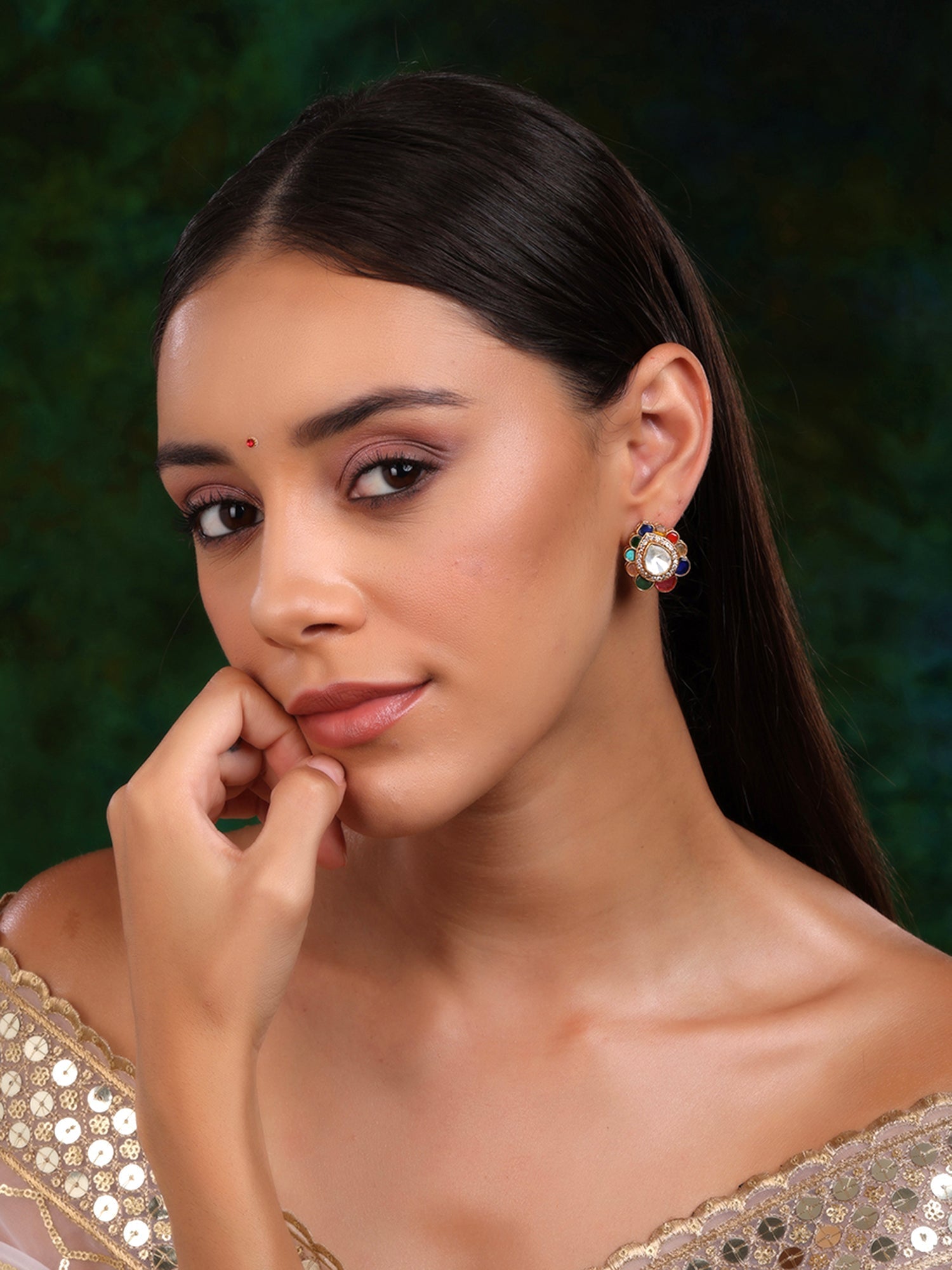 Teardrop Multi Studs - Ruby Raang Ruby Raang Studio