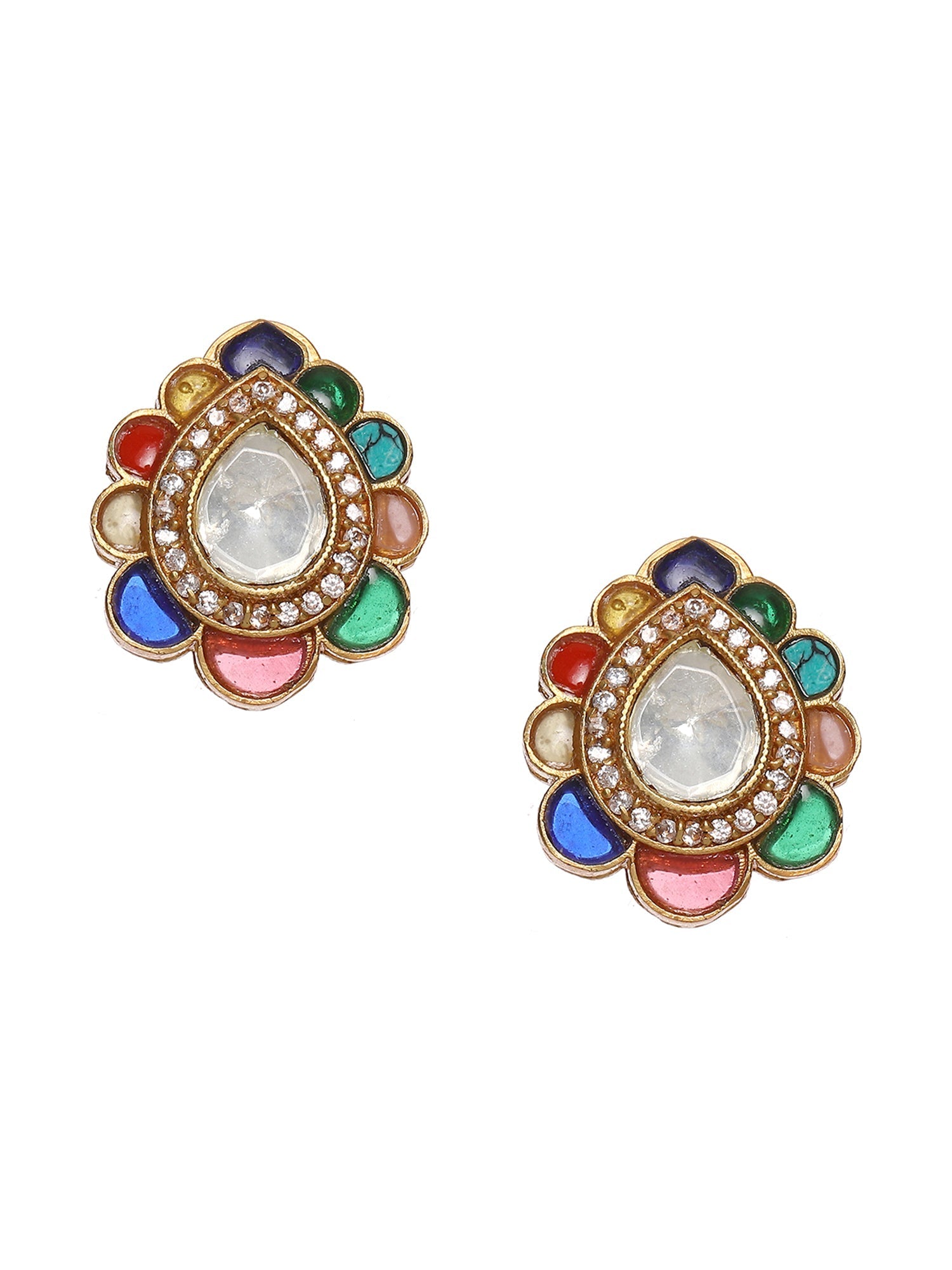 Teardrop Multi Studs - Ruby Raang Ruby Raang Studio