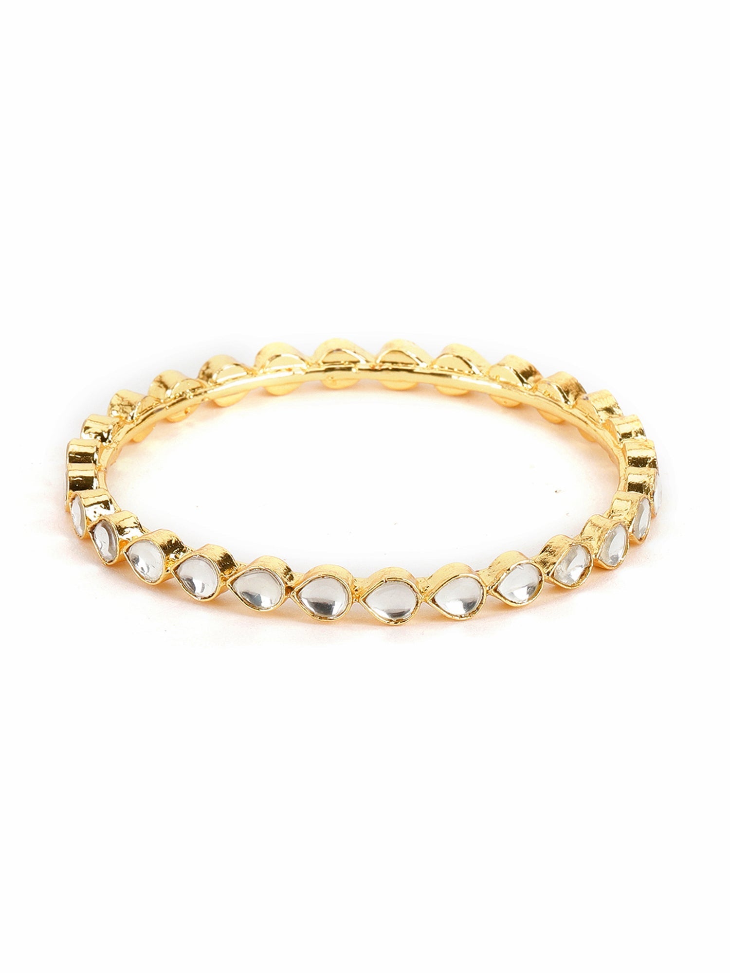 Kundan Bangles (set of 2) - Ruby Raang Ruby Raang Studio