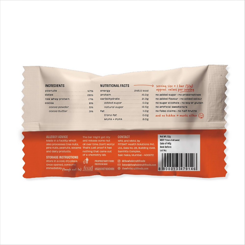 The Whole Truth Protein Bars - Peanut Cocoa  Grab2Buy The Whole Truth Grab2Buy