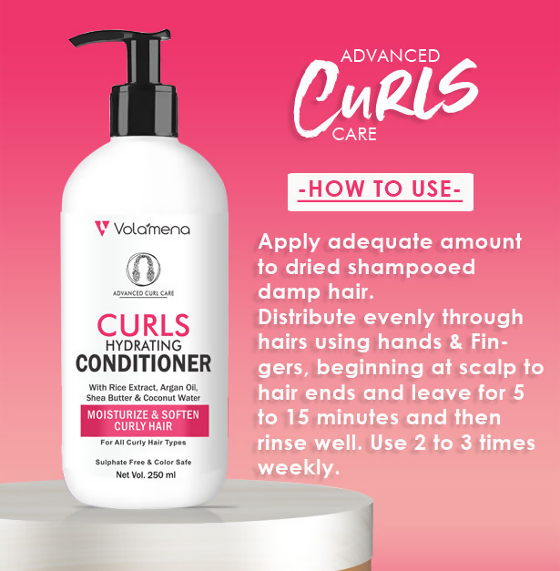 Volamena Curly Hair Hydrating Conditioner  Grab2Buy Volamena Grab2Buy