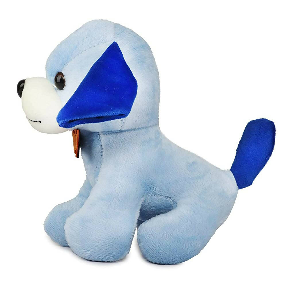 Webby Soft Animal Plush Standing Dog Toy 20cm-Blue  Grab2Buy Webby Grab2Buy