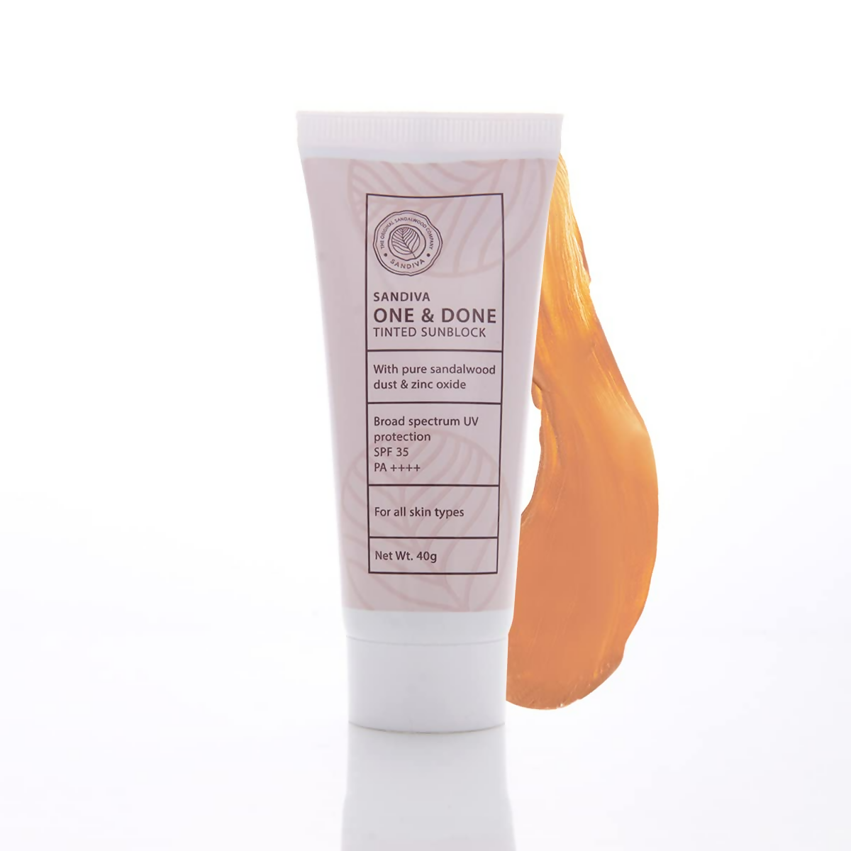 Sandiva One & Done Tinted Sunscreen With Zinc Oxide, SPF 35 PA++++, No White Cast - Tint 11 | Grab2Buy