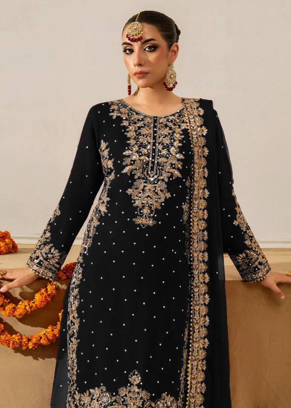 Lehenga Mart Designer Plazzo Suit For Women-Black