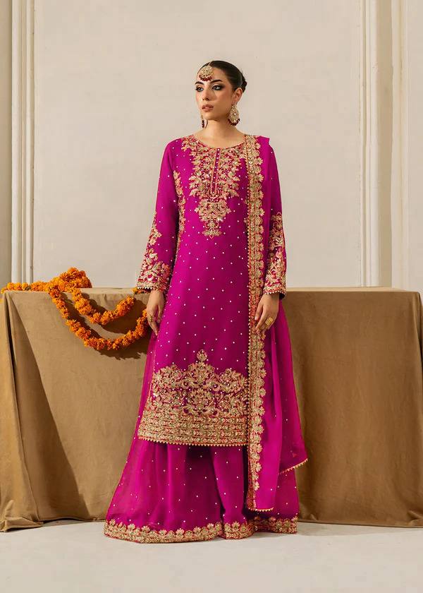 Lehenga Mart Designer Plazzo Suit For Women-Pink
