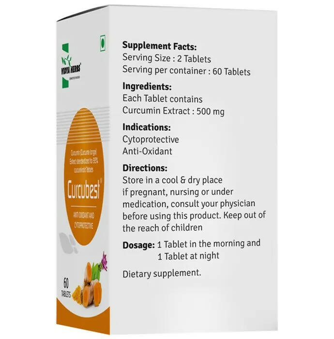 Vidya Herbs Curcubest Tablet 