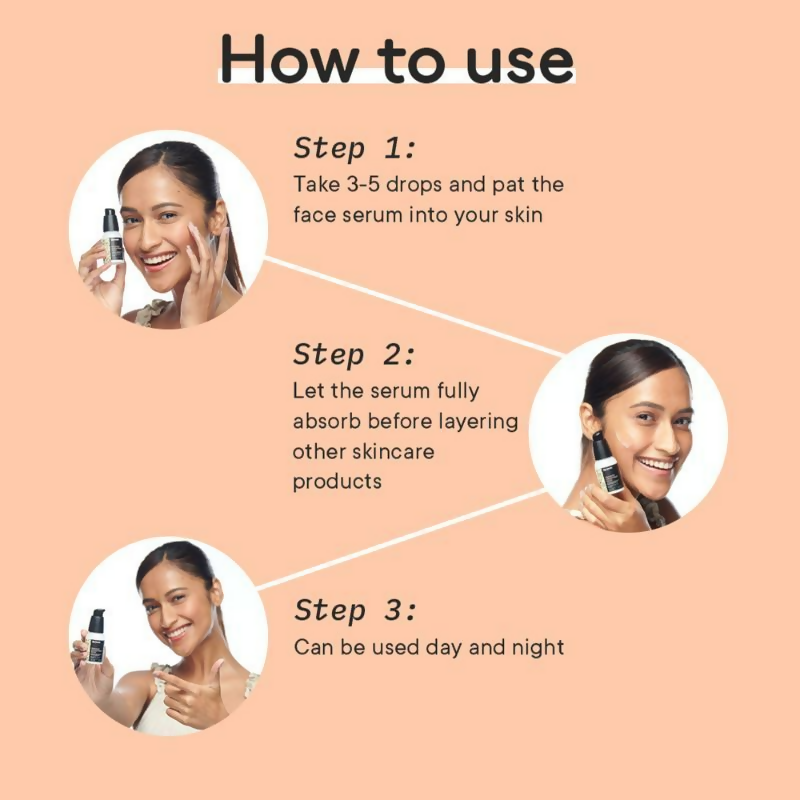 Quench Rice Water Intense Repair Serum With Niacinamide For Dewy & Even Skin Tone 