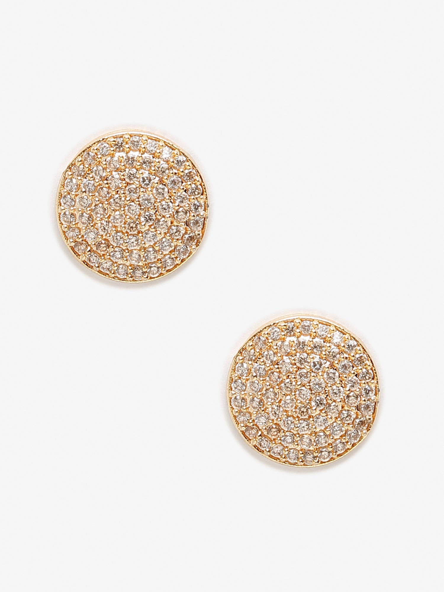 Rose Gold Contemporary Studs Earrings - Ruby Raang - Grab2buy