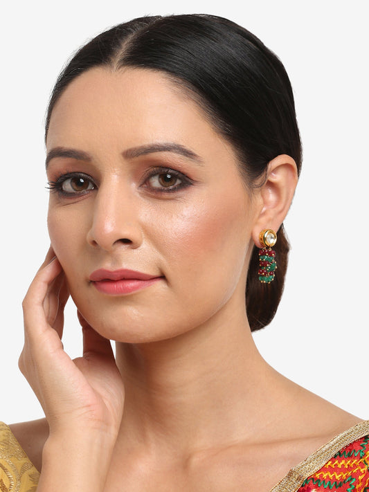 Multicoloured Contemporary Drop Earrings - Ruby Raang - Grab2buy