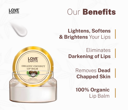 Love Earth Organic Coconut Lip Balm - Grab2buy