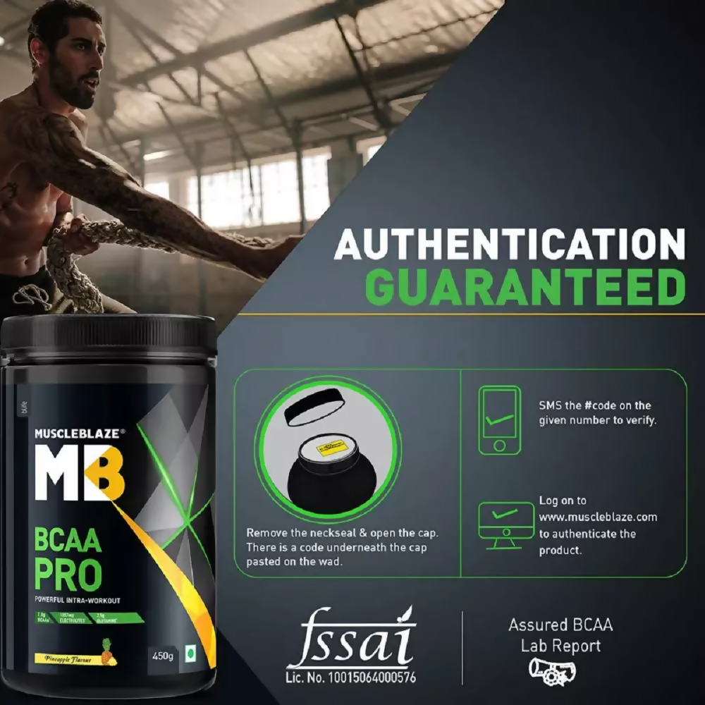 MuscleBlaze BCAA Pro Fruit Punch 