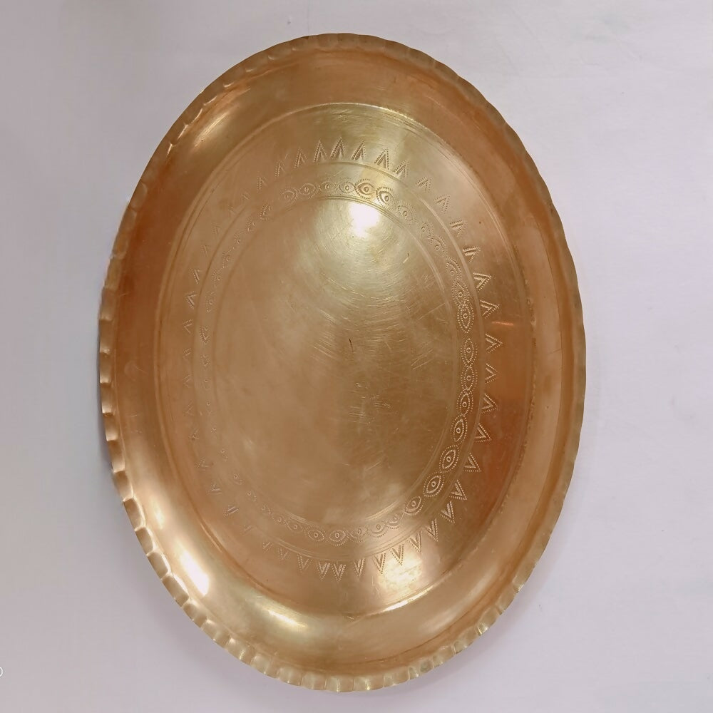 Brass Rekabi/Thali  Grab2Buy Om Sai Bhakti Grab2Buy