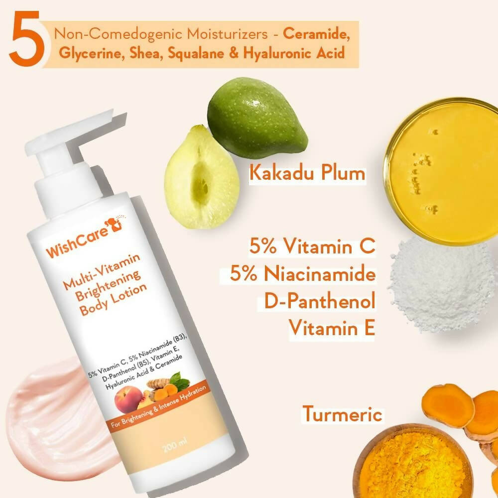 Wishcare Multi-Vitamin Brightening Body Lotion  Grab2Buy Wishcare Grab2Buy