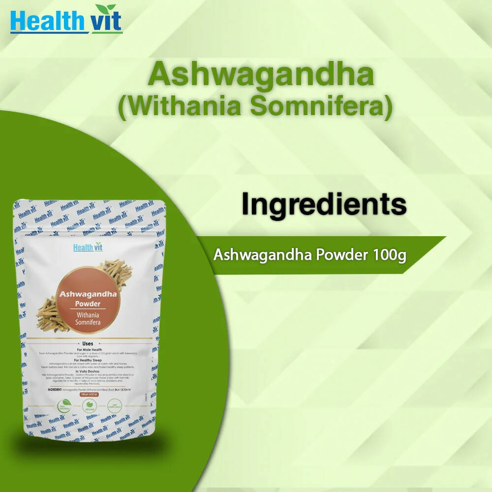 Healthvit Natural Ashwagandha Powder 