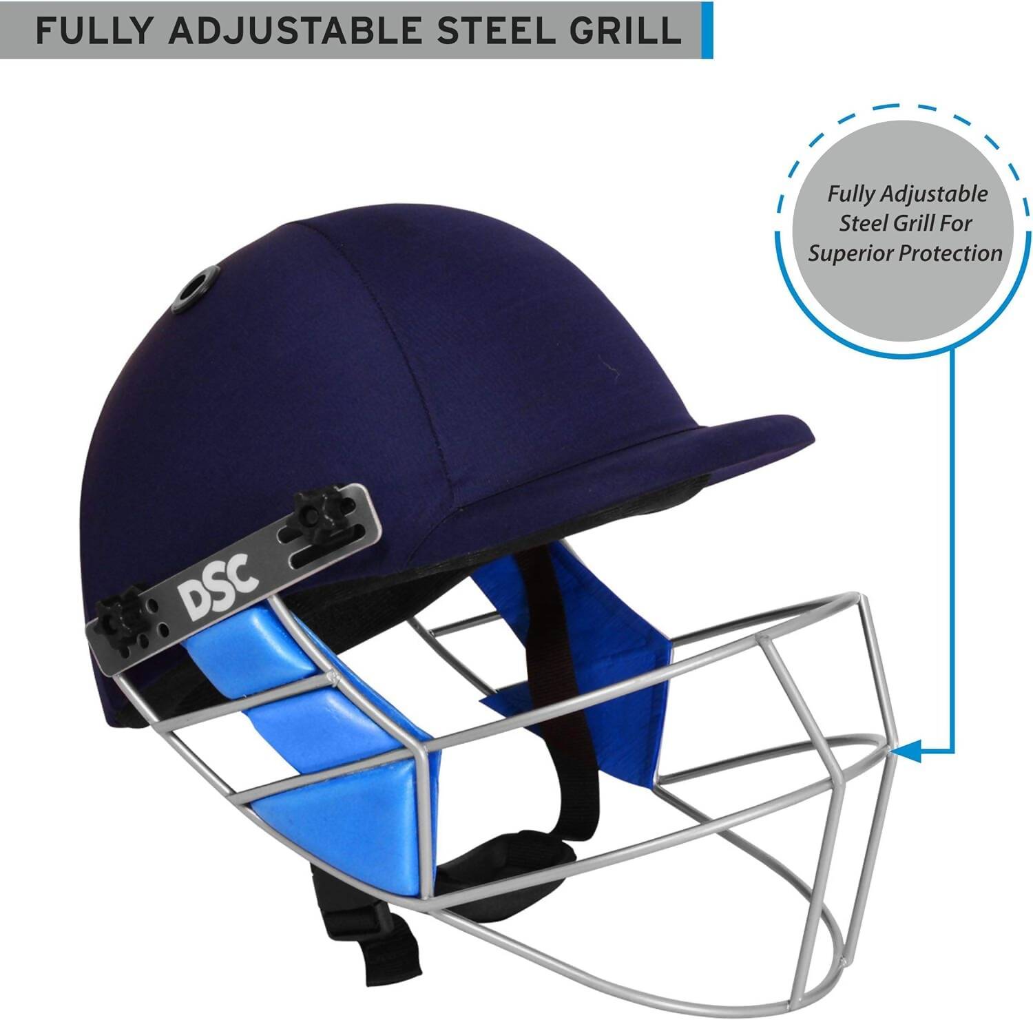 DSC Guard Cricket Helmet Small (Navy) 