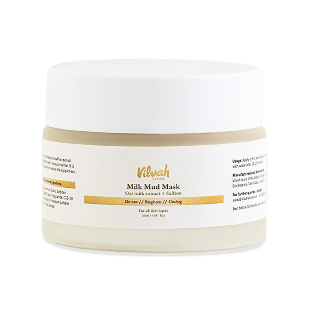 Vilvah Store Milk Mud Mask  Grab2Buy Vilvah Store Grab2Buy