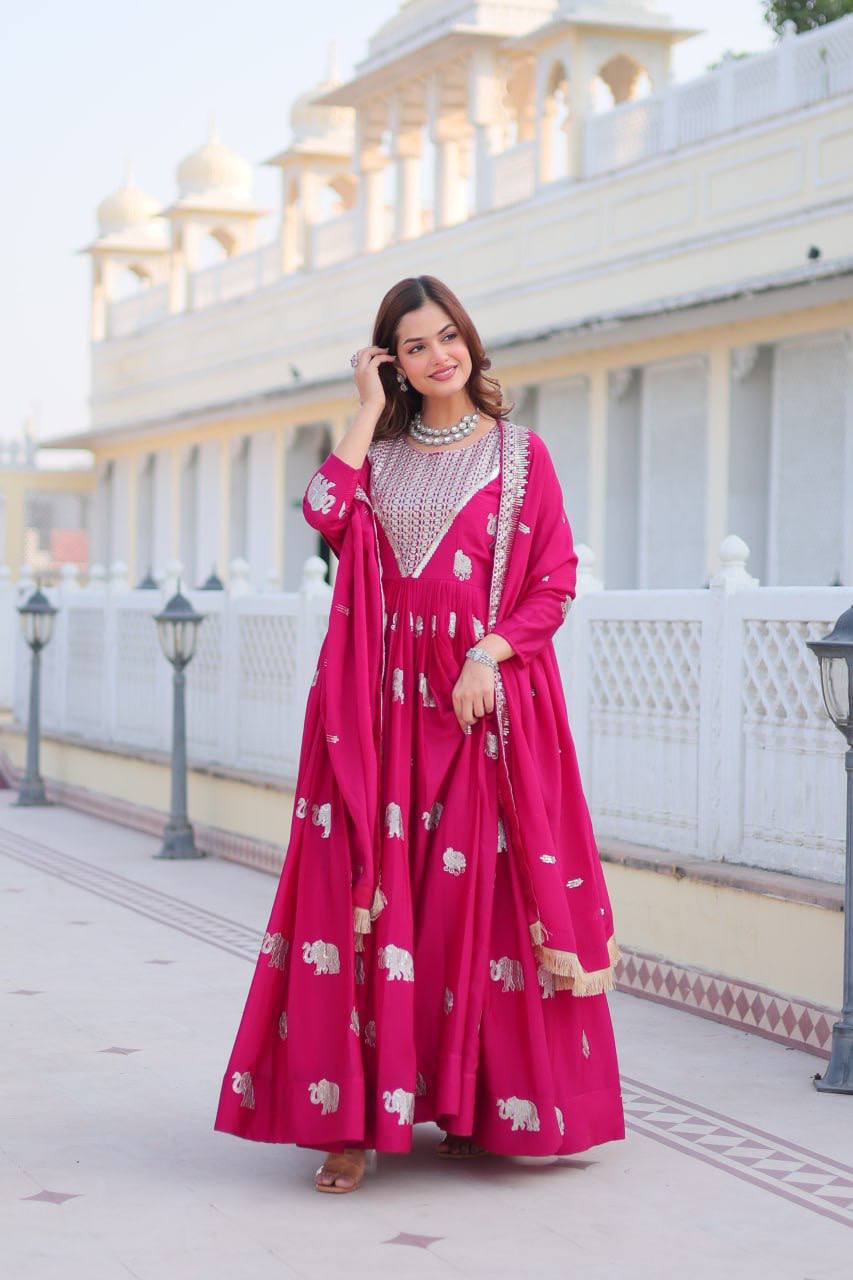 Lehenga Mart Bollywood Style Shrug & Palazzo With choli For Girls & Womens
