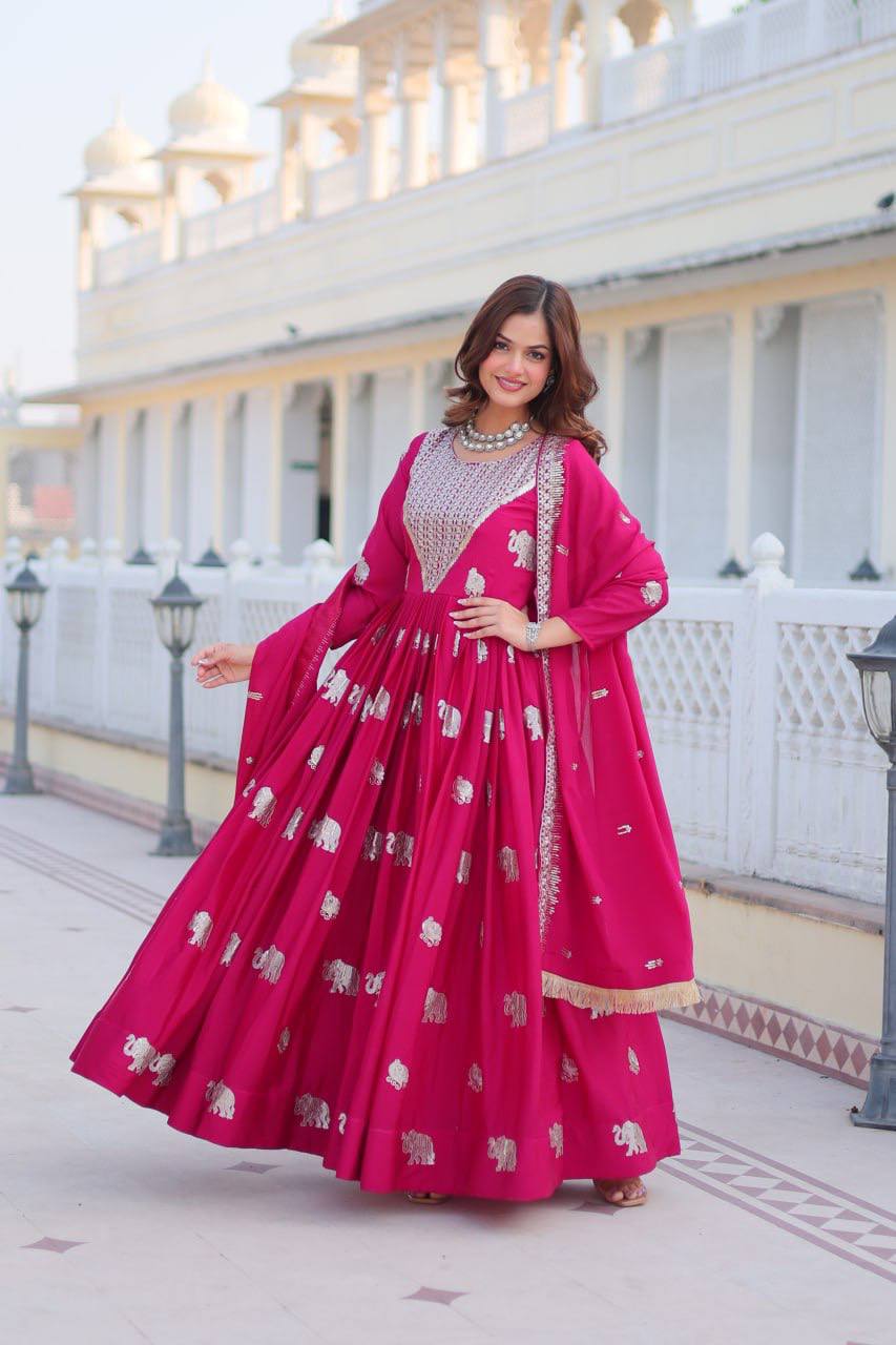 Lehenga Mart Bollywood Style Shrug & Palazzo With choli For Girls & Womens