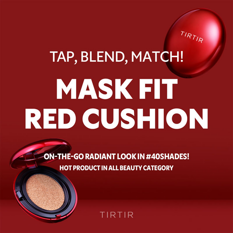 Tirtir Mask Fit Red Mini Cushion Foundation - 17W French Vanilla  Grab2Buy Tirtir Grab2Buy