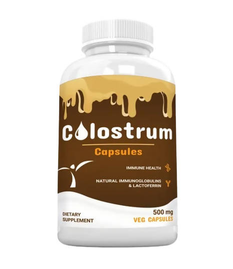 Ramini Bio Nutrition Colostrum 500mg Veg Capsules - Grab2buy