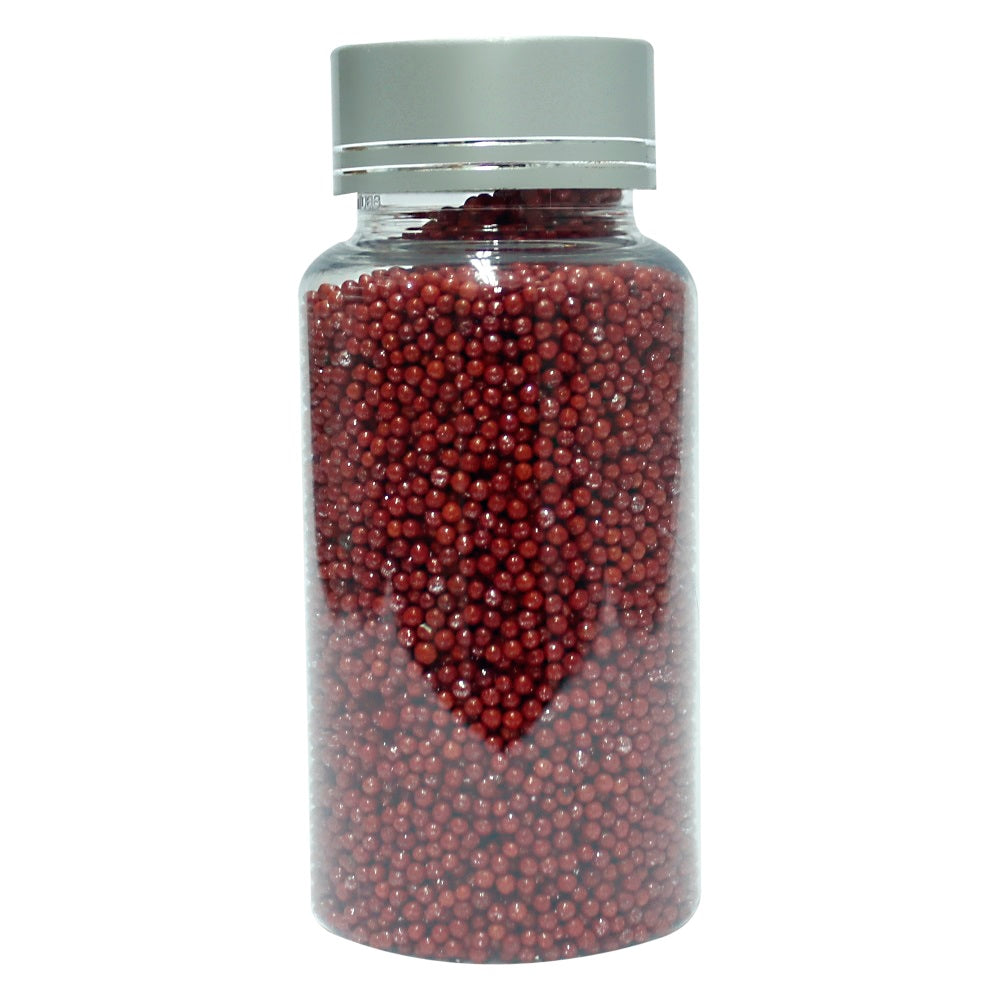Confect Red Disco Balls Sprinkles 2 MM