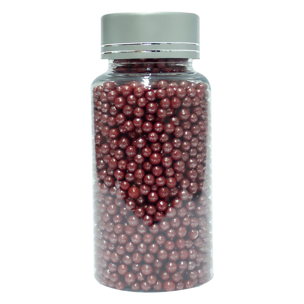 Confect Red Disco Balls Sprinkles 3 MM