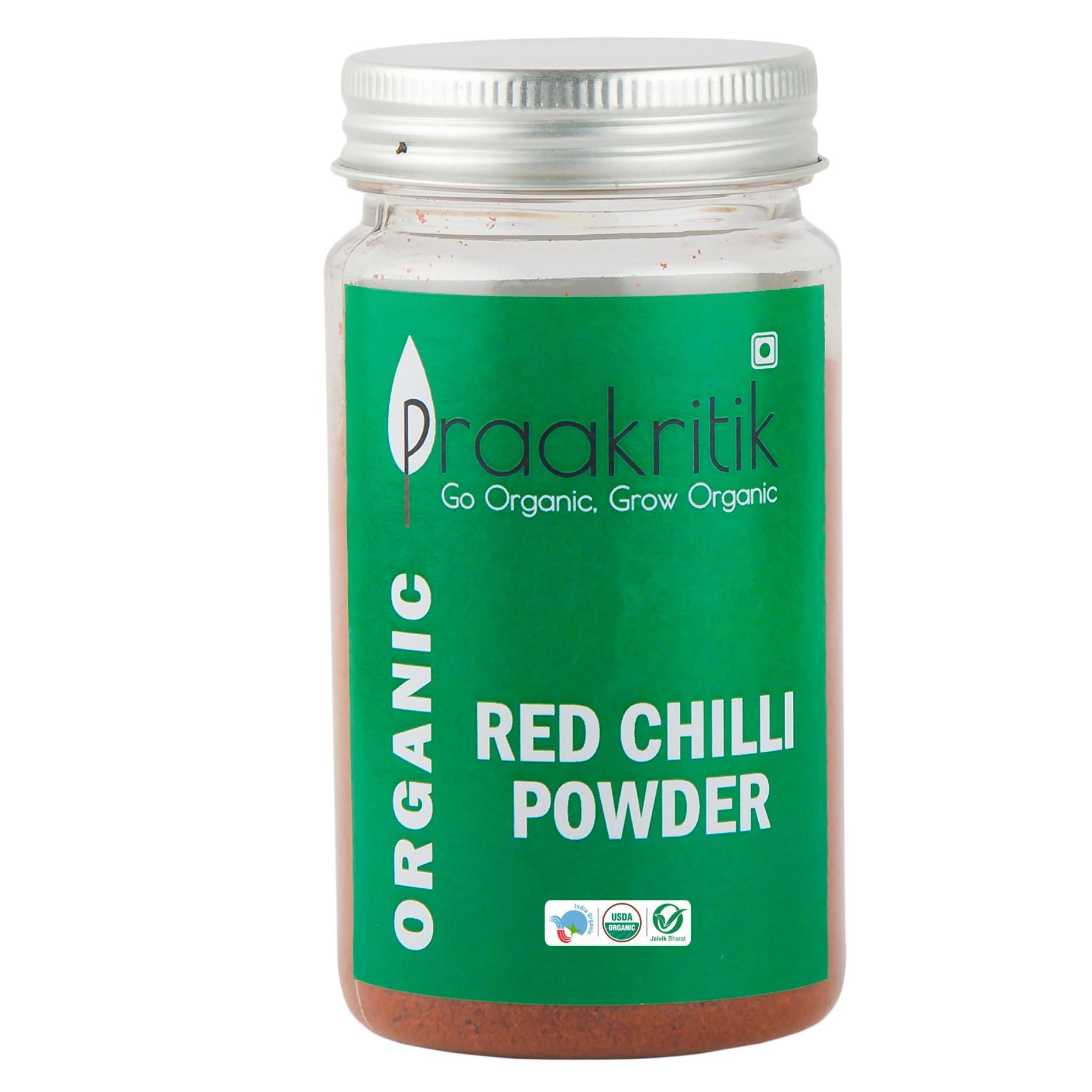 Praakritik Organic Red Chilli Powder - Grab2buy
