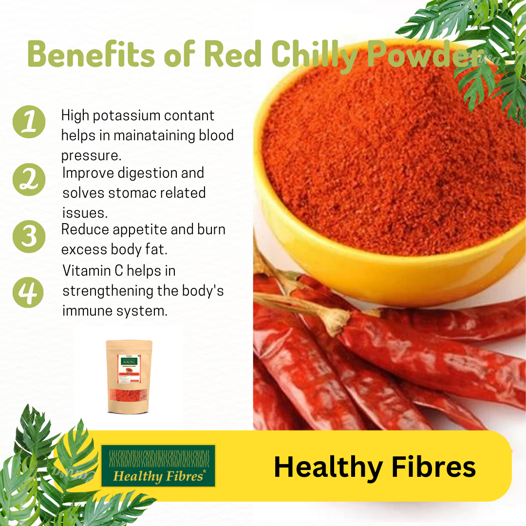 Healthy Fibres Red Chilly Powder - Grab2buy