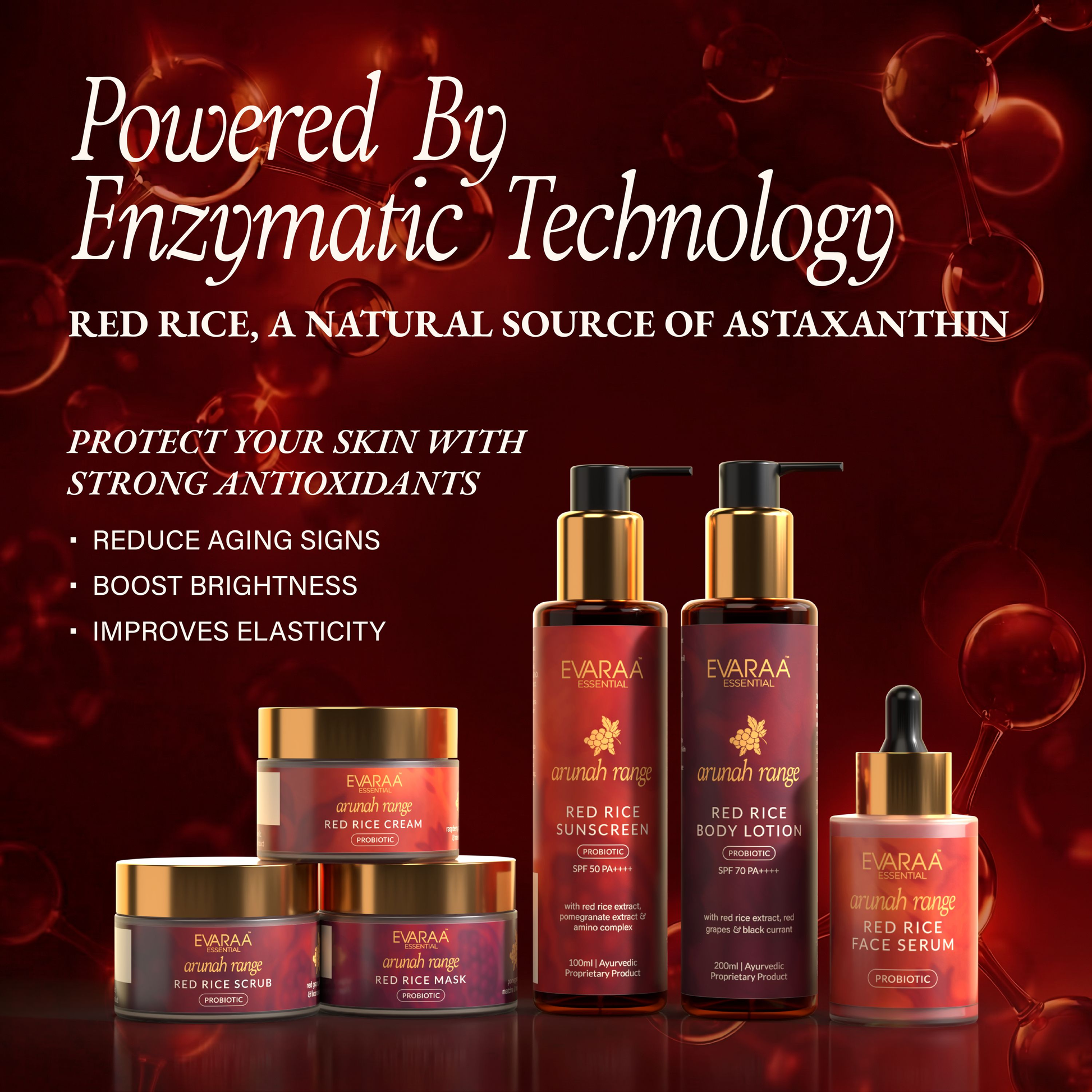 Evaraa Essential Red Rice Scrub