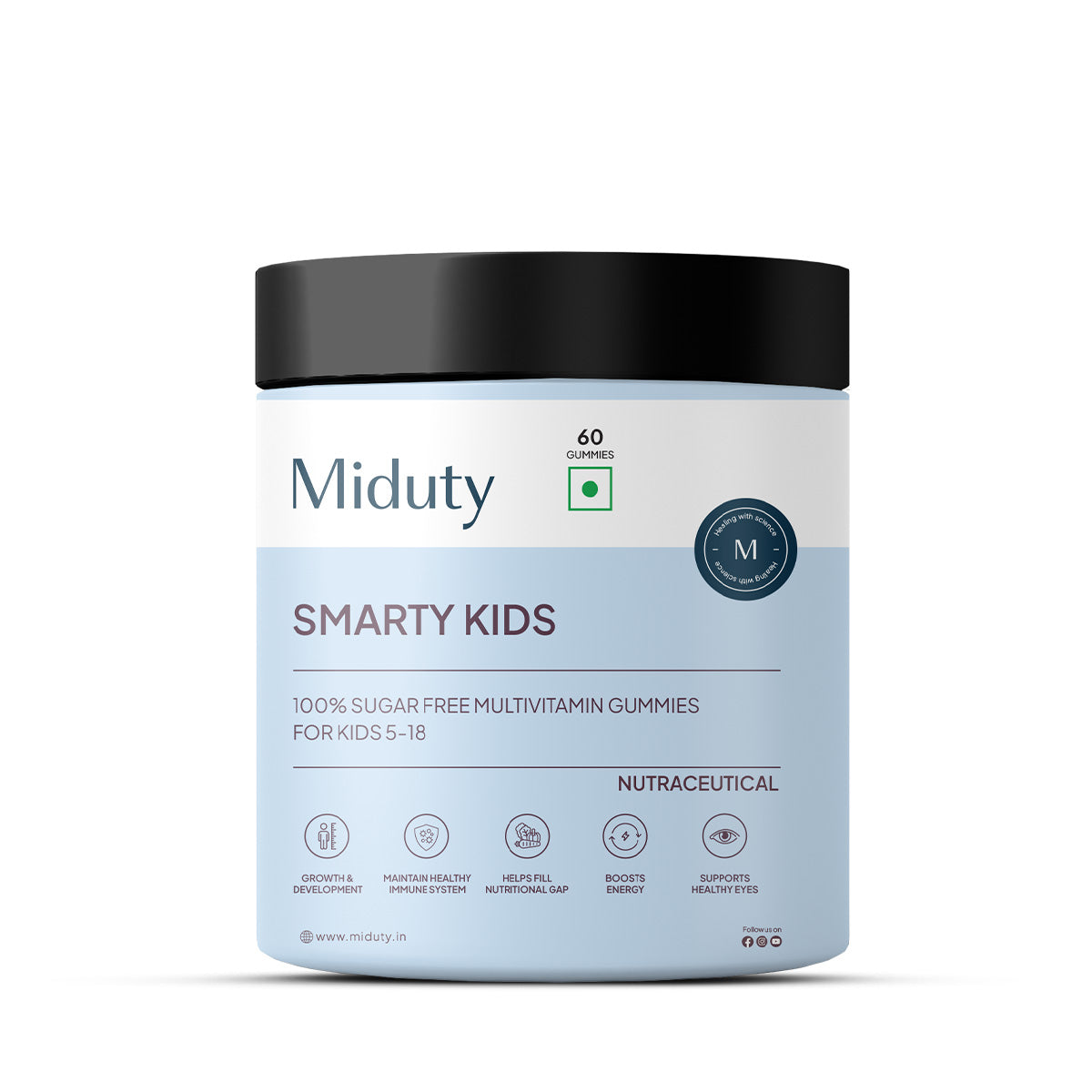 Miduty by Palak Notes Smarty Kids Multivitamin Gummies 