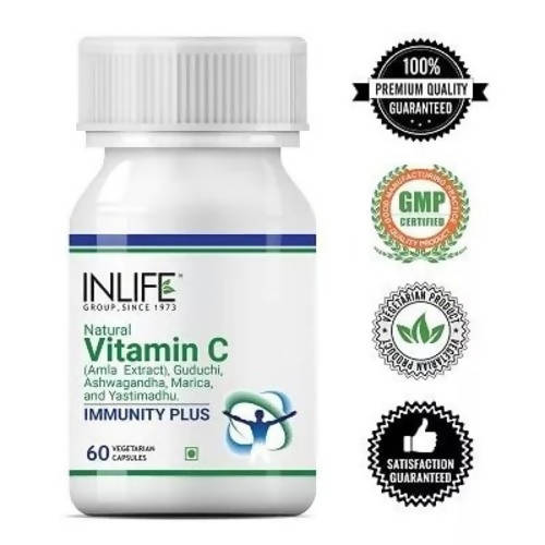 Inlife Natural Vitamin C (Amla) Capsules 