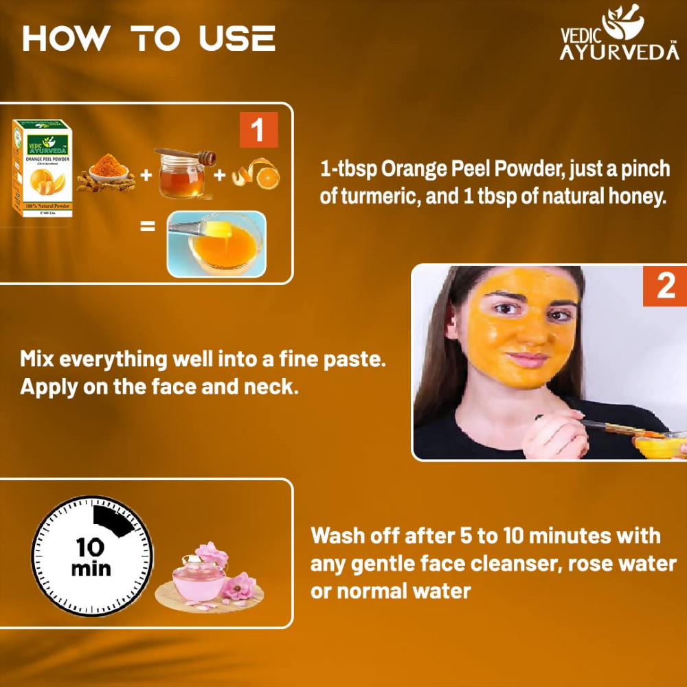 VedicAyurveda Orange Peel powder  Grab2Buy VedicAyurveda Grab2Buy