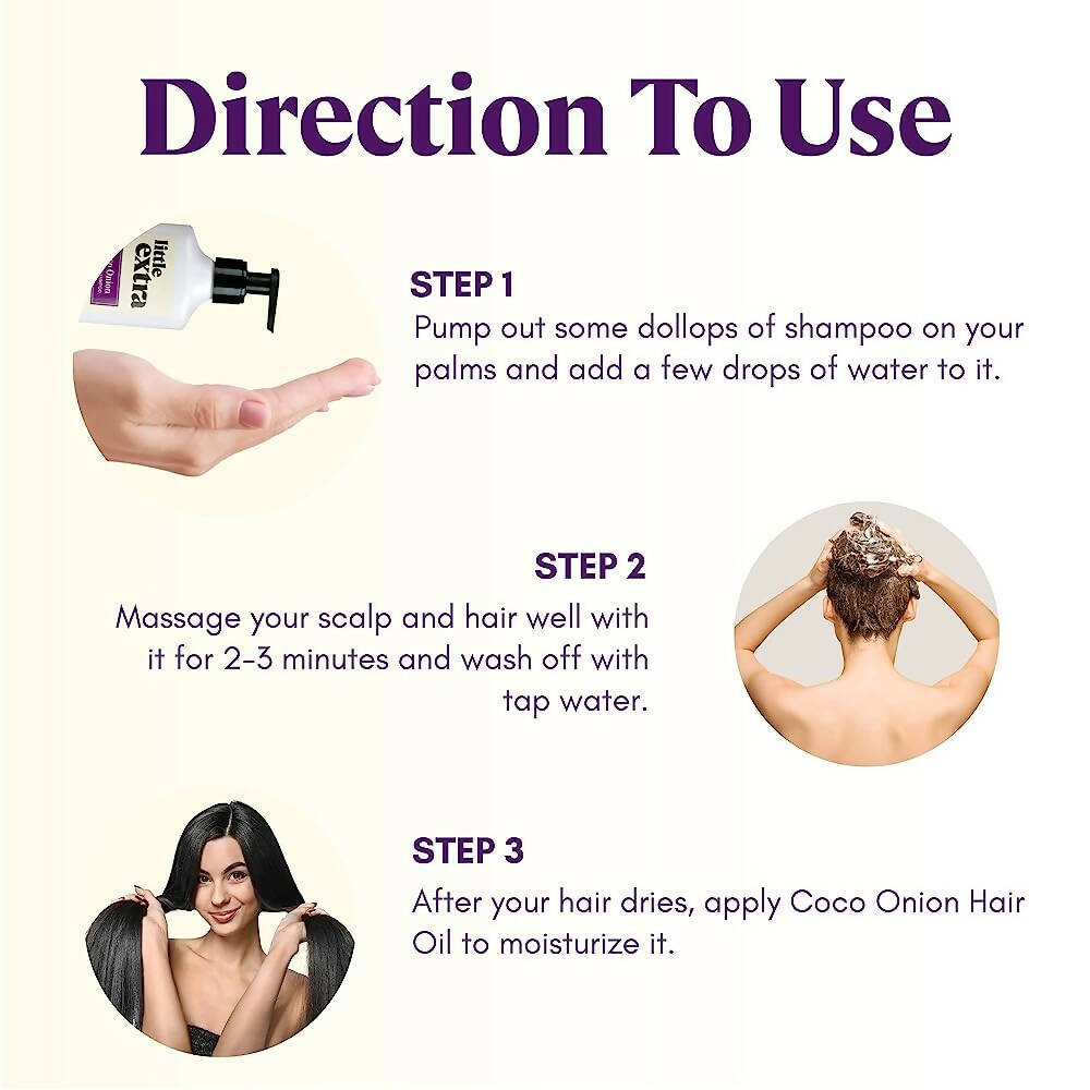 Little Extra Coco Onion Natural Shampoo - Grab2buy
