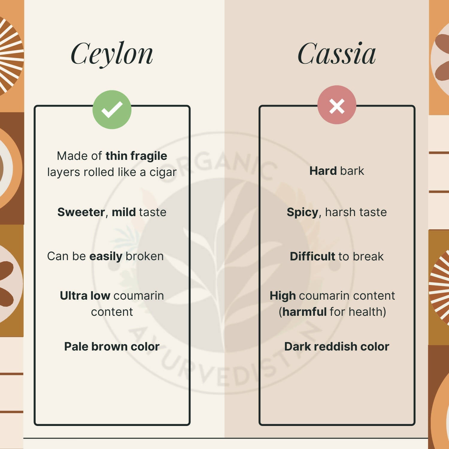 Organic Ayurvedistan Ceylon Cinnamon Sticks - Grab2buy