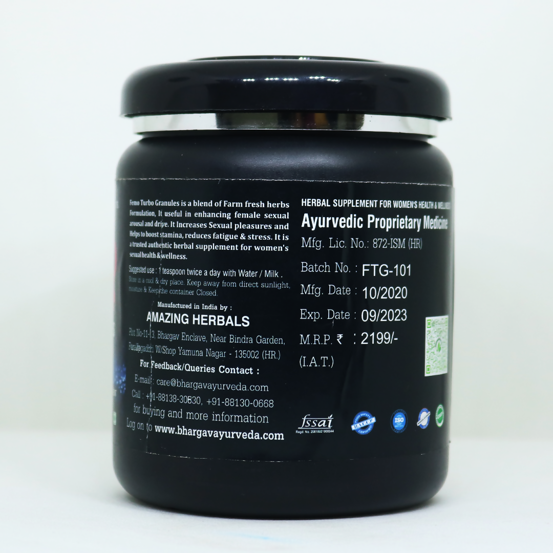 Dr.Bhargav’s Femo Turbo Granules Energy Booster 
