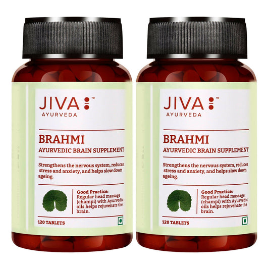Jiva Ayurveda Brahmi Tablets - Distacart