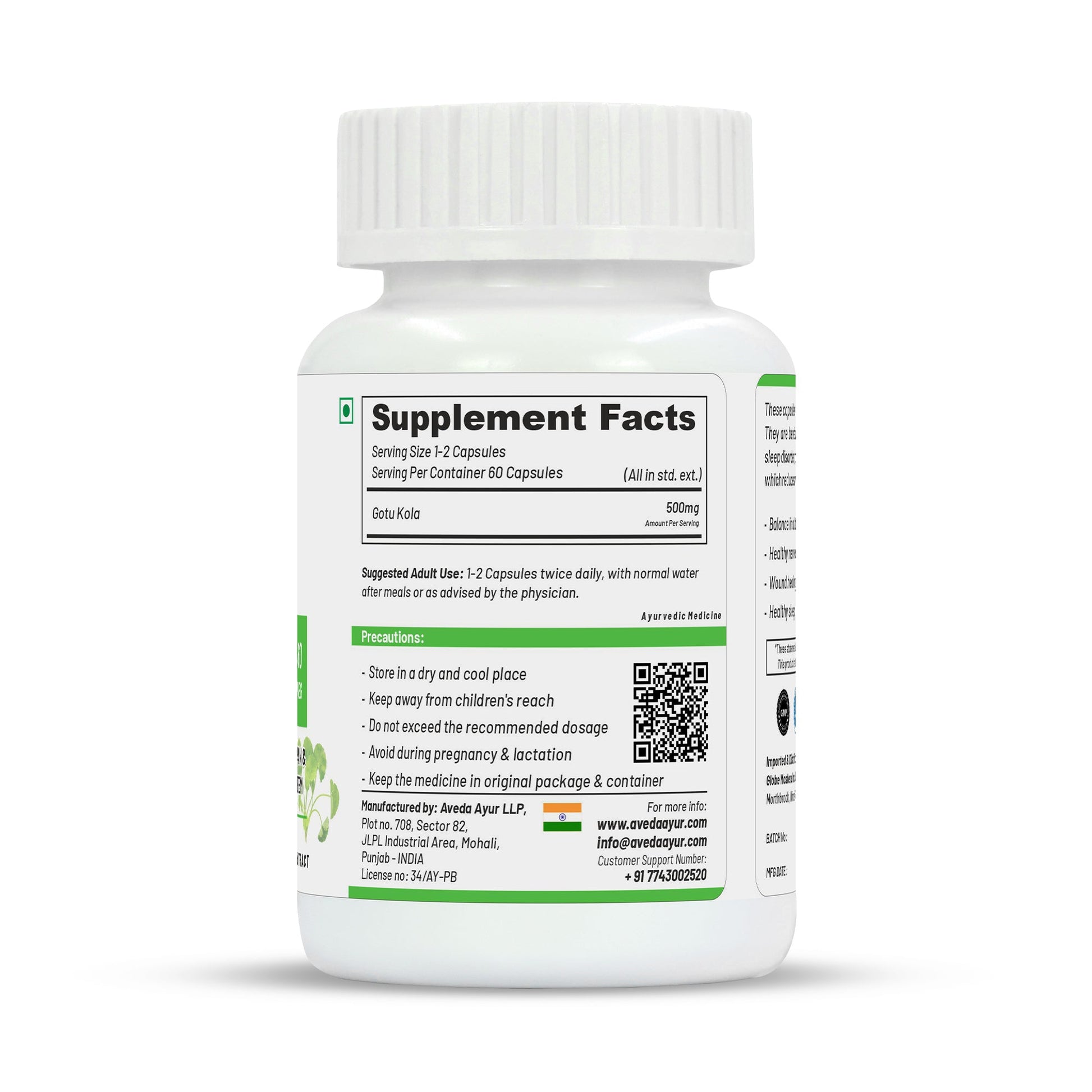 Life Aveda Gotu Kola Capsules - Grab2buy