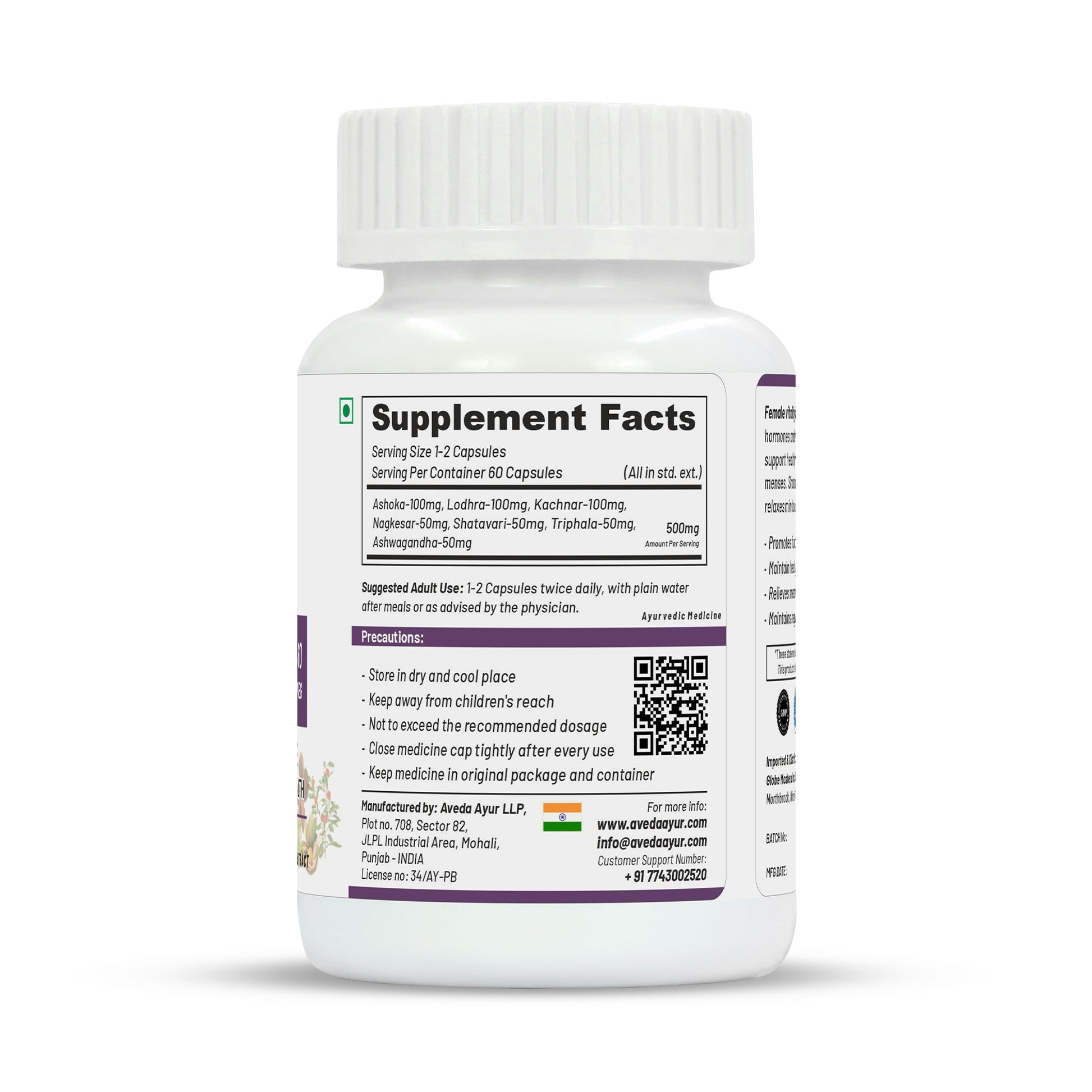 Life Aveda Premium Female Vitality Capsules - Grab2buy