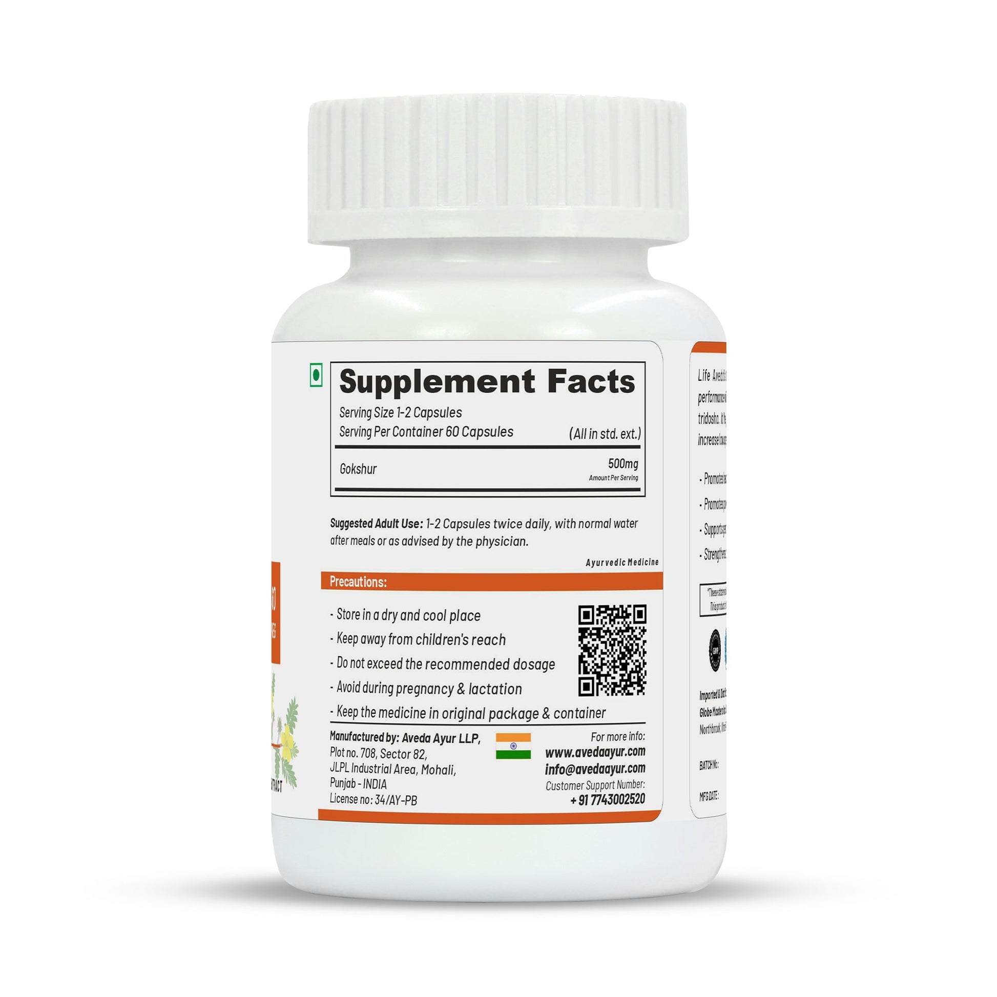Life Aveda Gokshur Capsules 