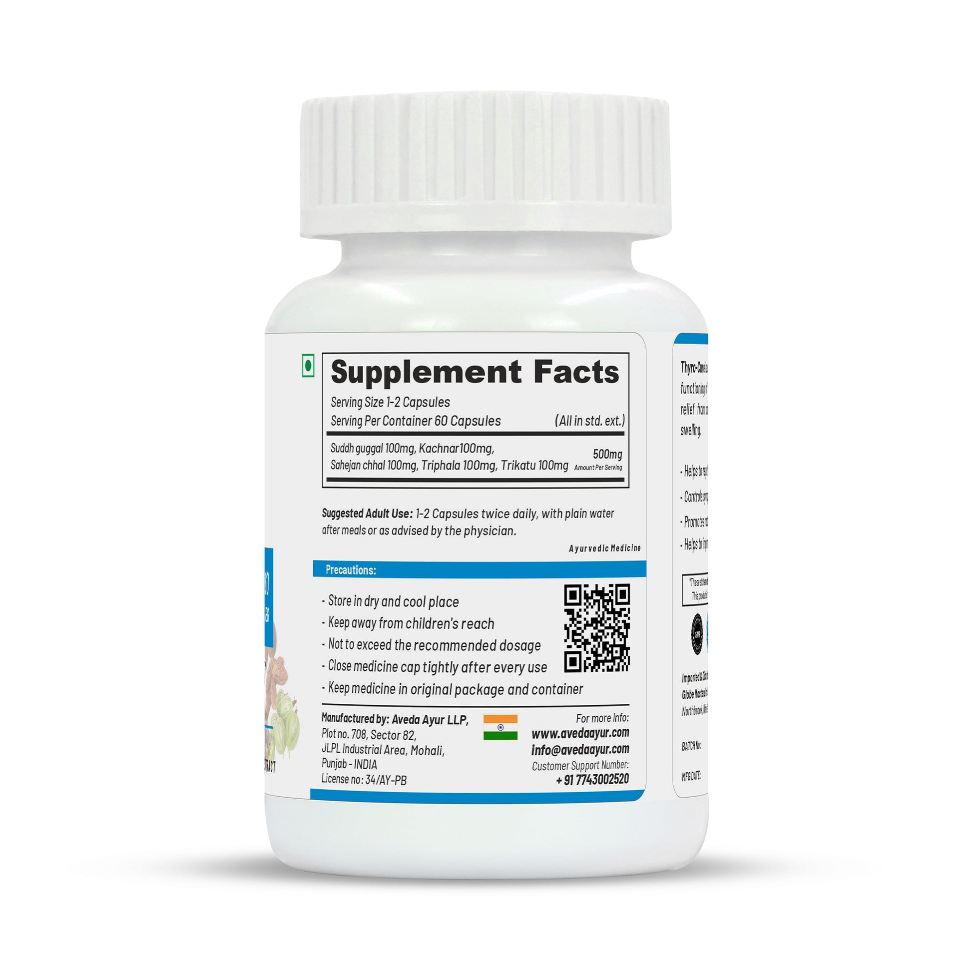 Life Aveda Premium Thyro-Cure Capsules - Grab2buy