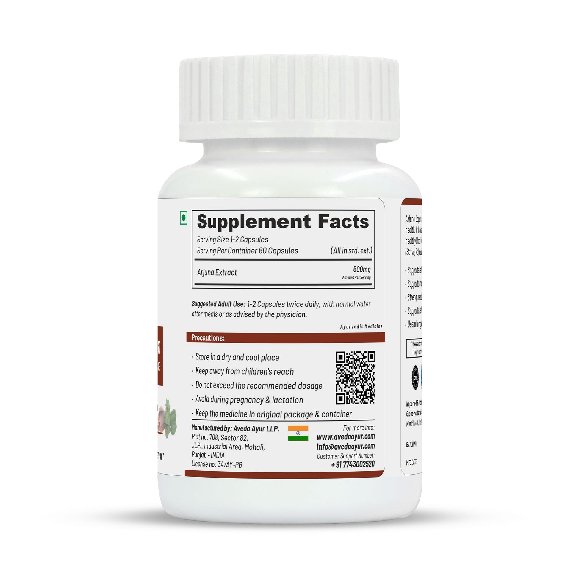 Life Aveda Arjuna Capsules - Grab2buy