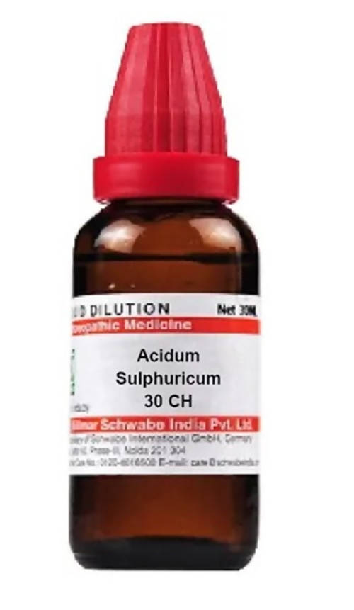 Dr. Willmar Schwabe India Acidum Sulphuricum Dilution 