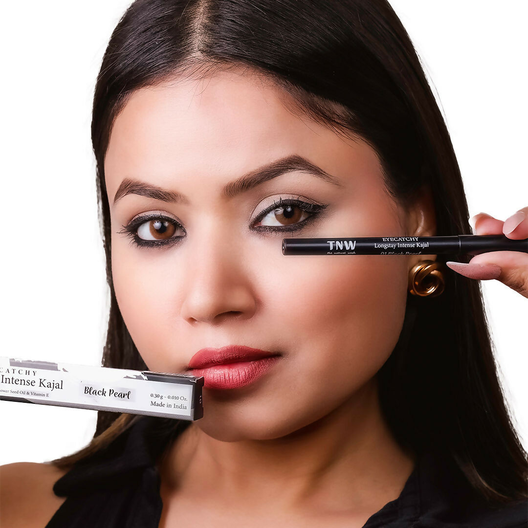 The Natural Wash Eyecatchy Longstay Intense Kajal - Black Pearl 