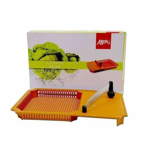 Anjali Cut & Wash Chopping Board For Vegetables - Chopping Knife - Grab2buy