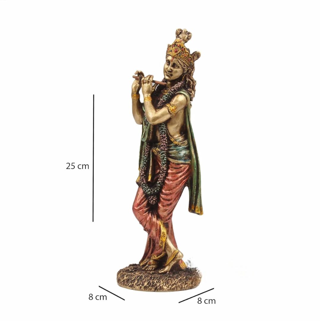 Profound Craft Resin Lord Krishna Idol - Grab2buy
