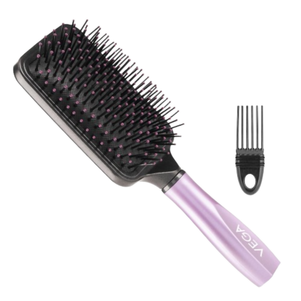 Vega Paddle Hair Brush with Cleaning Comb  Grab2Buy Vega Grab2Buy
