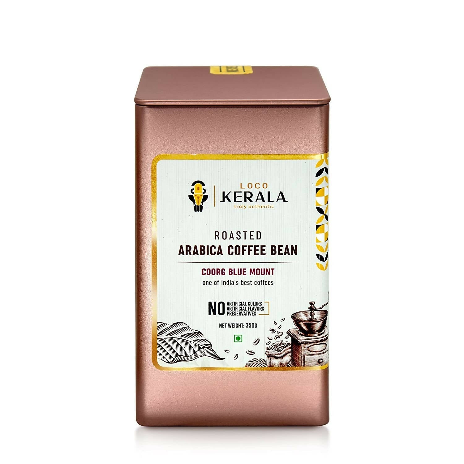 LocoKerala Coorg Blue Mount Roasted Arabica Coffee Bean