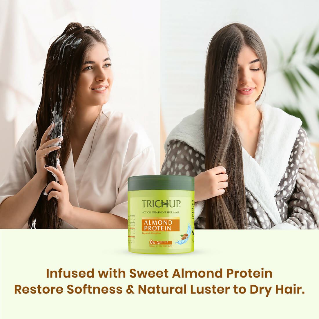 Vasu Healthcare Trichup Almond Protein Hair Mask  Grab2Buy Trichup Grab2Buy