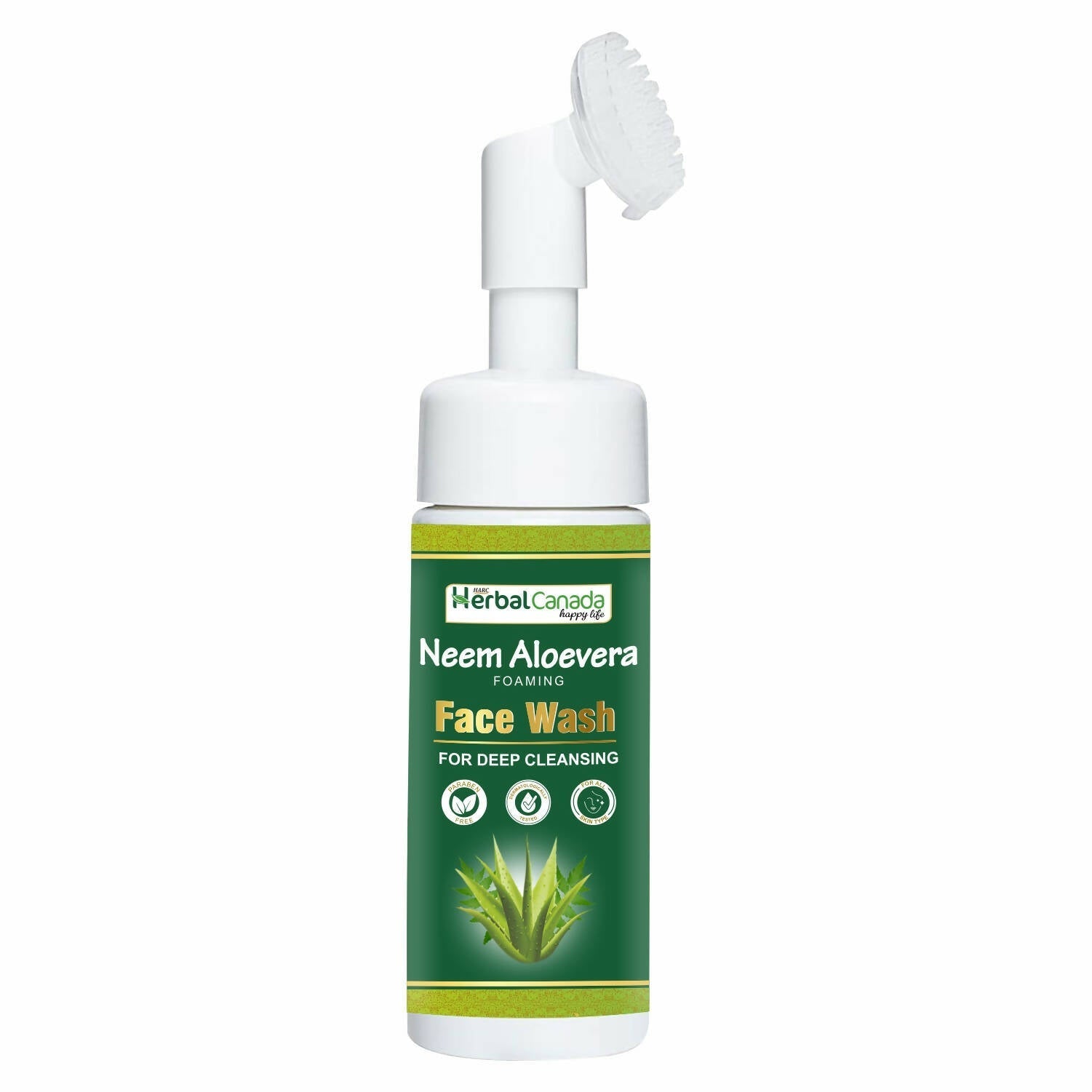Herbal Canada Neem Aloe Vera Foaming Face Wash 